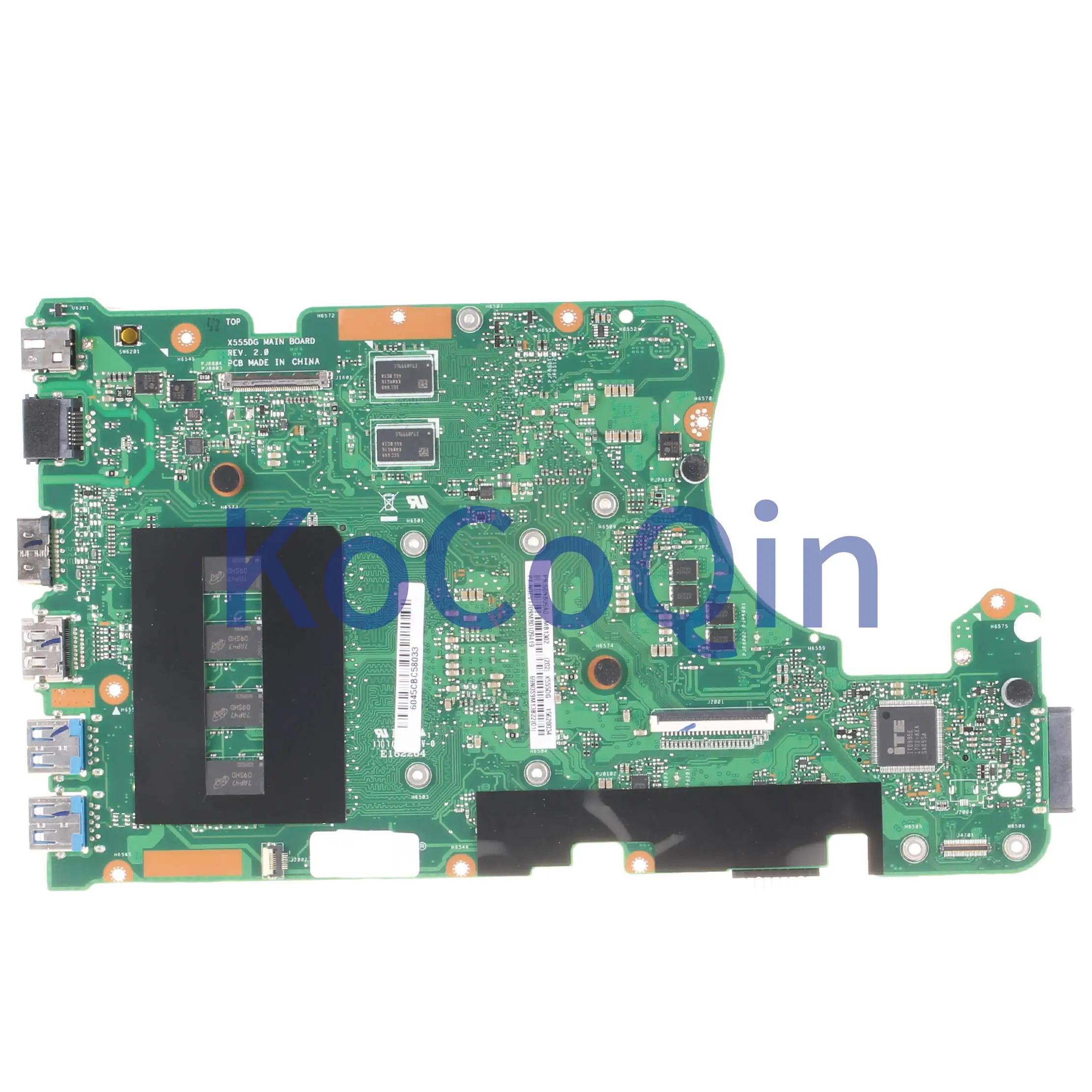 KoCoQin материнская плата для ноутбука ASUS X555DG материнская плата REV: 2,0 60NB09A0 FM880P 216-0887030