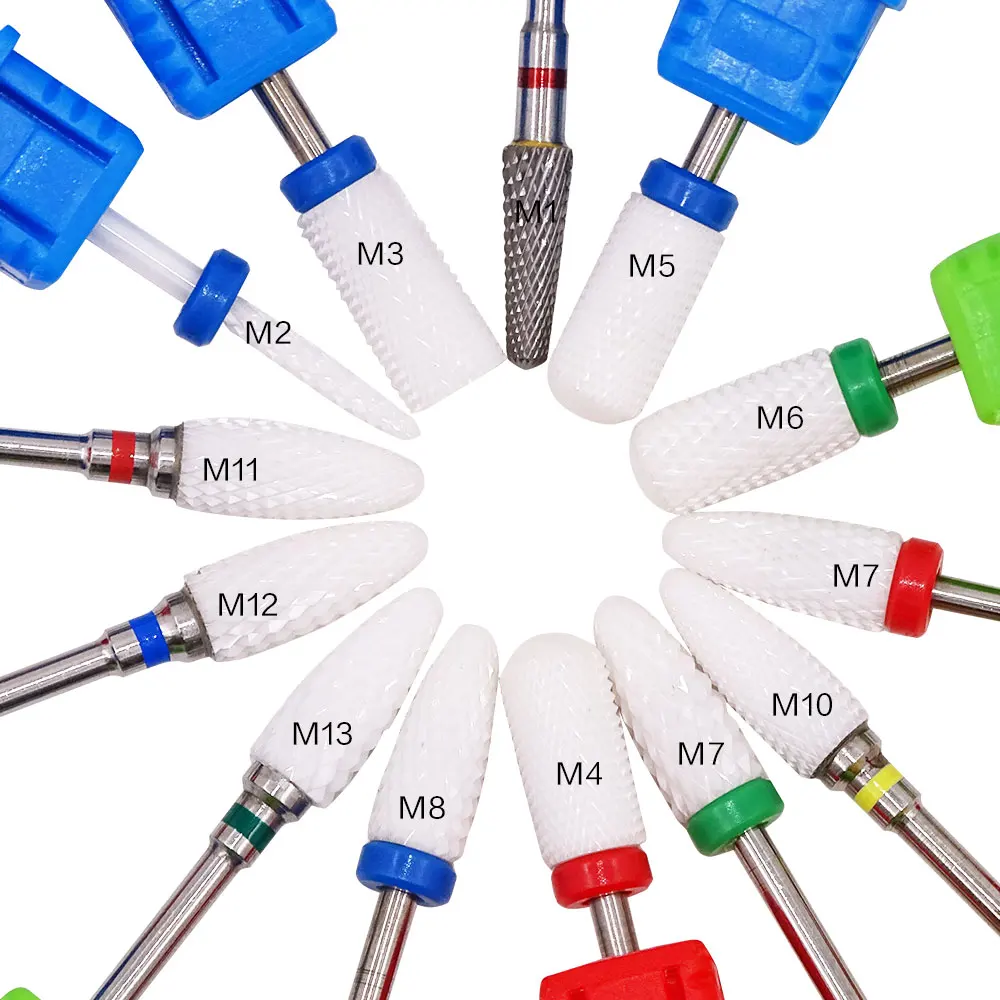 Фреза для маникюра, фреза для ногтей, фреза для педикюра, фреза для ногтей, фреза для дизайна ногтей, керамическая фреза для маникюра