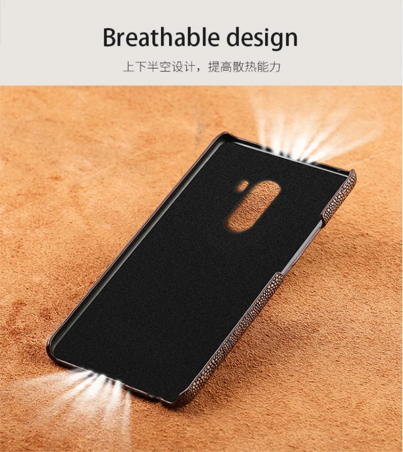 Most Buy St8yb New Genuine Leather Avestruz Texture Anti fall Telefone Case For Xiaomi Vermelho mi redmi note 7 8 a3 9 9t 10 cc9 8t pro Cover