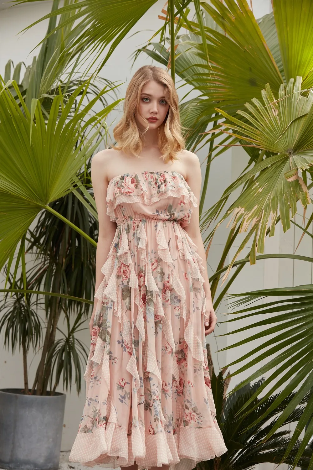 EASYSMALL Vrouwen jurk Mode Strand Sexy Backless bloem high-end Vestidosparty avond Hoge Taille mouwloze Jurken EASYSMALL Vrouwen jurk Mode Strand Sexy Backless bloem high-end Vestidosparty avond Hoge Taille mouwloze Jurken