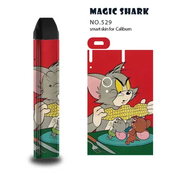 

Magic Shark Simpson Cartoon Zombie Case Cover Wrap Film Skin Sticker for Uwell Caliburn Kit
