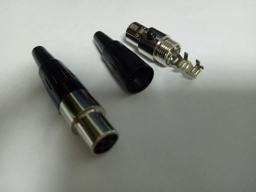 100 шт. мини 5-Pin Mini XLR линейный кабель с разъемом Jack