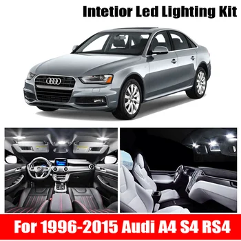 

Perfect White Canbus Error Free LED bulb interior dome map overhead light Kit for 1996-2015 Audi A4 S4 RS4 B5 B6 B7 B8