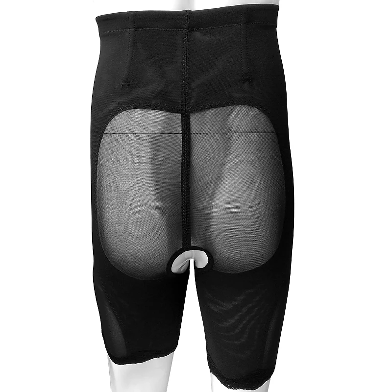 Shapewear Sissy Body Shaper Abdomen Panties Open Crotch Slim Waist Leg Tummy Trimmer Floral Lace Mens Control Boxer Underwear 2