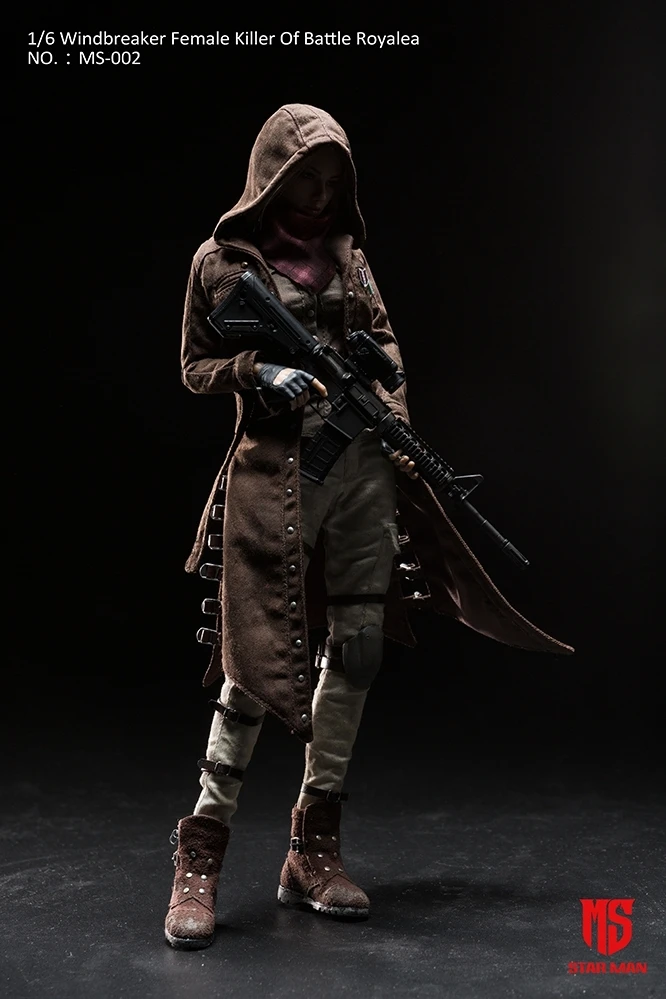 Модель 1/6 года, ветровка, Женская фигурка, модель MS-002, Подвижная кукла с коллекциями оружия