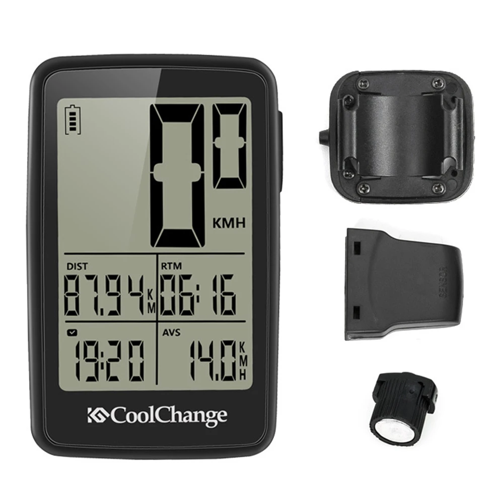 Велосипедный беспроводной датчик непромокаемый велосипедный одометр подсветка велосипедный компьютер открытый цифровой дисплей USB Перезаряжаемый измеряемый
