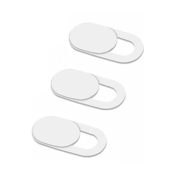 White-3PCS Веб-камера крышка затвора слайдер Универсальный Антишпион крышка камеры для веб-ноутбука iPad ПК Macbook планшета анти-пип Прямая поставка - Цвет: White-3PCS