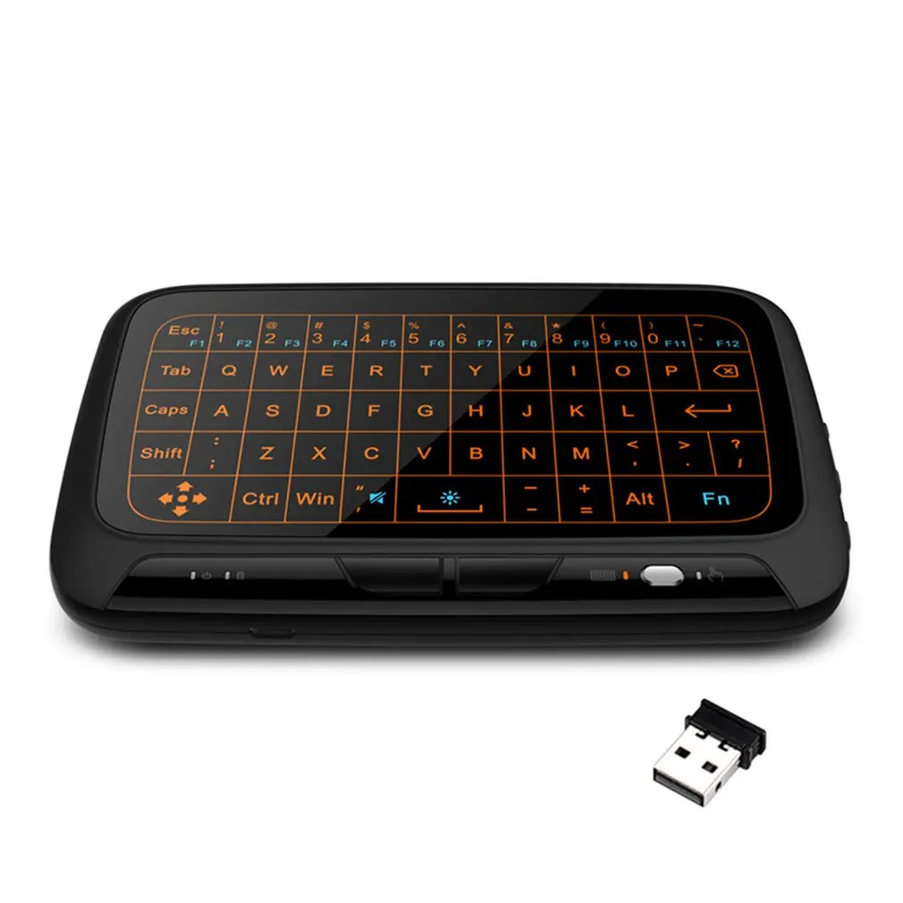 

2.4GHz Mini Backlight Wireless Keyboard H18+ USB Full Touchpad Screen Air Mouse Business Office Keyboard
