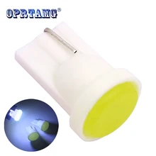 Керамический интерьер автомобиля светодиодный T10 COB W5W 168 клин инструменты для дверцы боковая лампа, автомобильное освещение пластина свет белый/синий/зеленый/красный/желтый