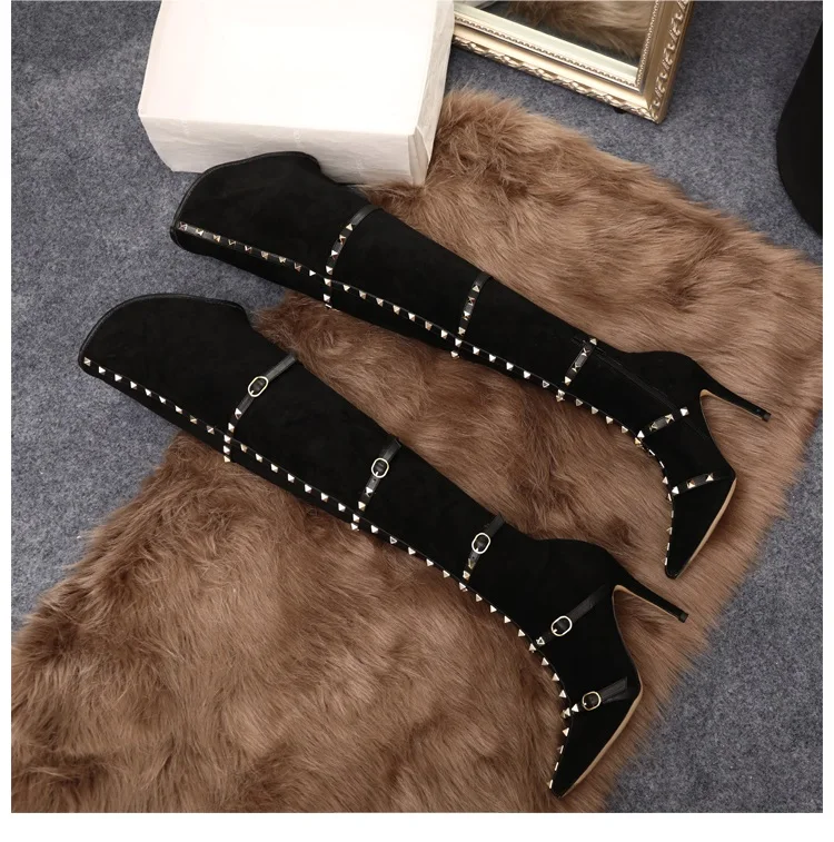 Новинка; сапоги до бедра; buty damskie botas mujer invierno; ; Сапоги выше колена