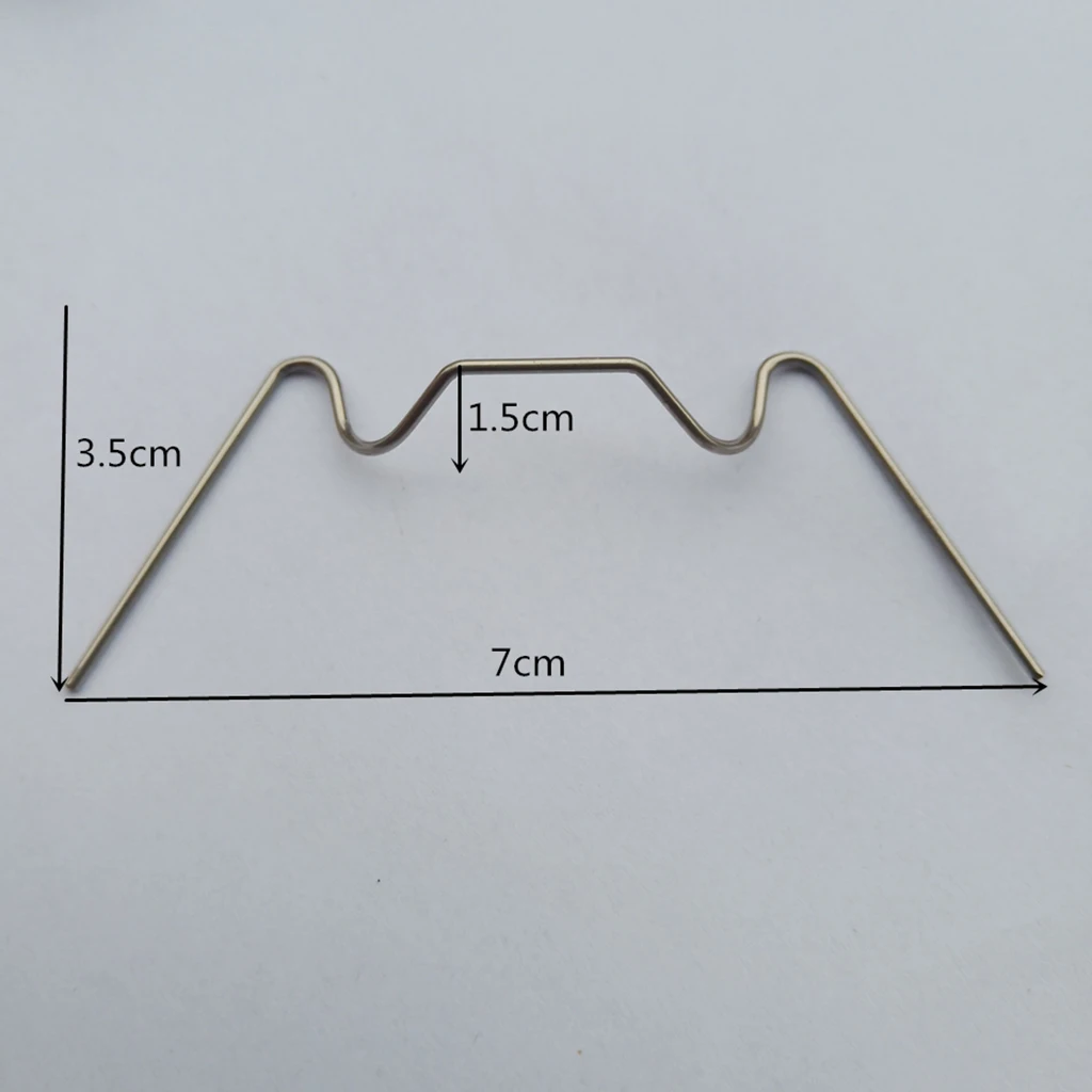 Set of 25 Stainless Steel Greenhouse Glass Pane Fixing Clips, W Type Wire Clips for Almost All Aluminium-framed Greenhouses Set of 25 Stainless Steel Greenhouse Glass Pane Fixing Clips, W Type Wire Clips for Almost All Aluminium-framed Greenhouses