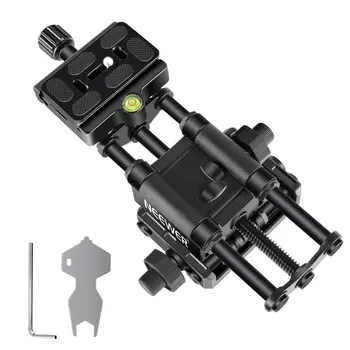

Neewer Pro 4-Way Macro Focusing Focus Rail Slider with 1/4-Inch Quick Shoe Plate For Canon Nikon Pentax Olympus Sony and Other