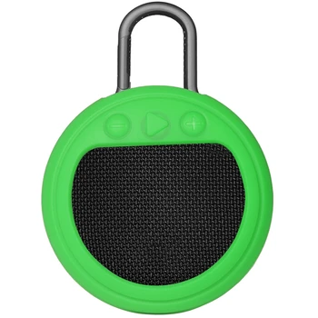 

Silicone Stand Up Carrying Case Cover for JBL CLIP 3 Bluetooth Speaker Protective Portable Case Cover(Green)