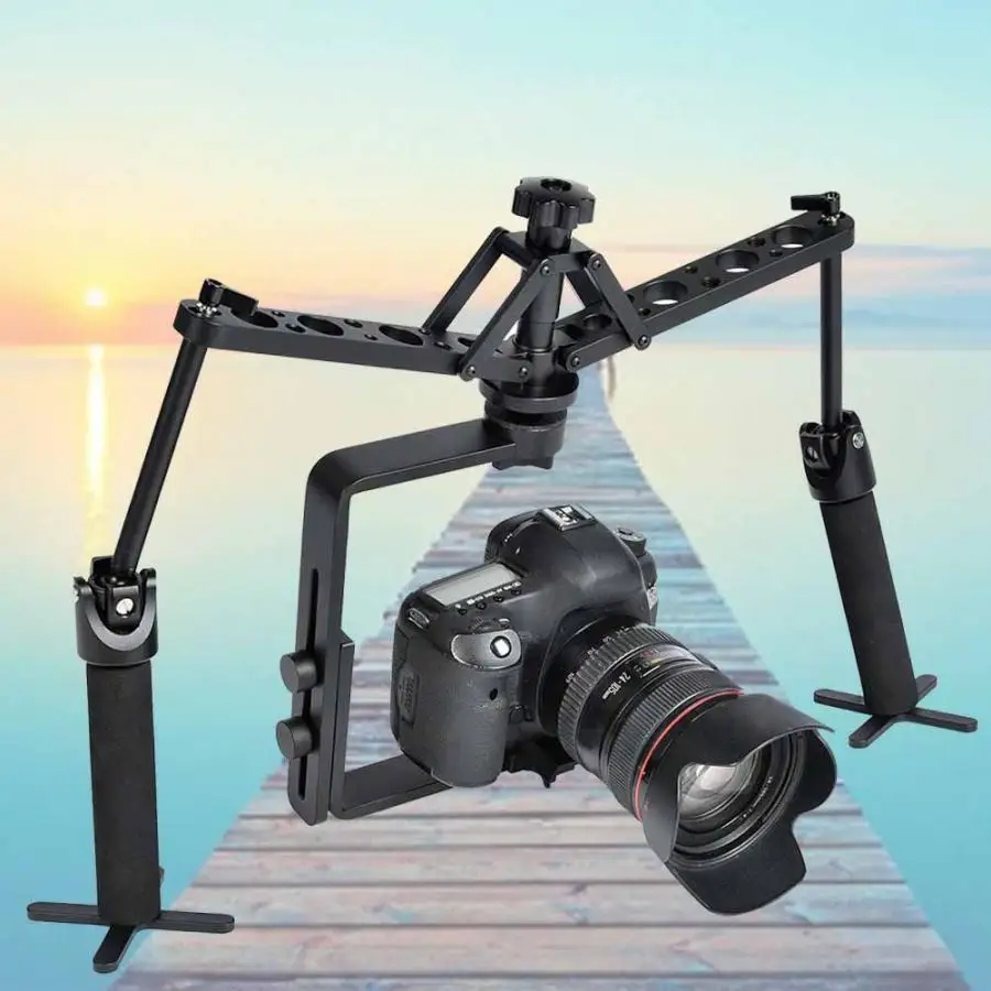 Универсальный ручной стабилизатор видео паук Steadicam прочная установка для камеры видеокамеры черный паук Steadicam