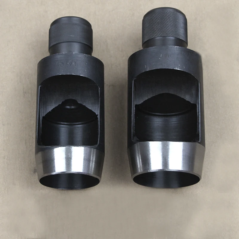 1PCS Holes Puncher 26/27/28/29/30/32/34/35/36/38/40/42mm Metal Punching Tools Leather Canvas Nylon Hand Knock Die 6