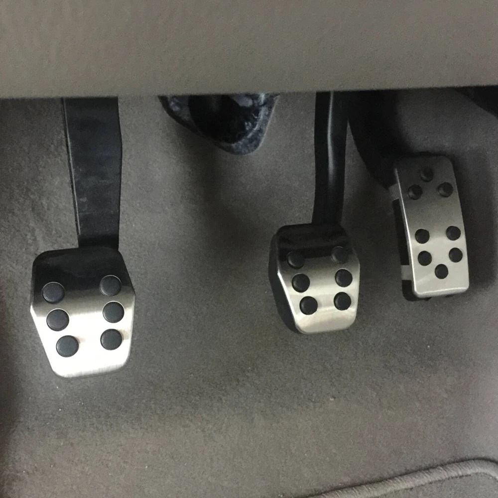 Stainless steel Pedal Pads Cover for Ford Focus 2 Focus 3 Focus 4 MK2 MK3 MK4 RS ST 2005 -,car accessories,car pedals,pedal cover,stainless steel pedal cover