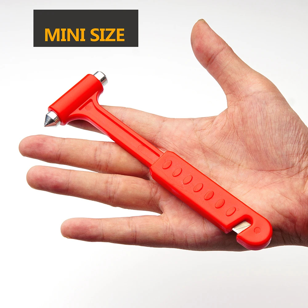 

Car Rescue Seat Belt Cutter Knife Blade Window Glass Broken Tool Mini Safety Hammer Life Saving Escape Emergency Accessory