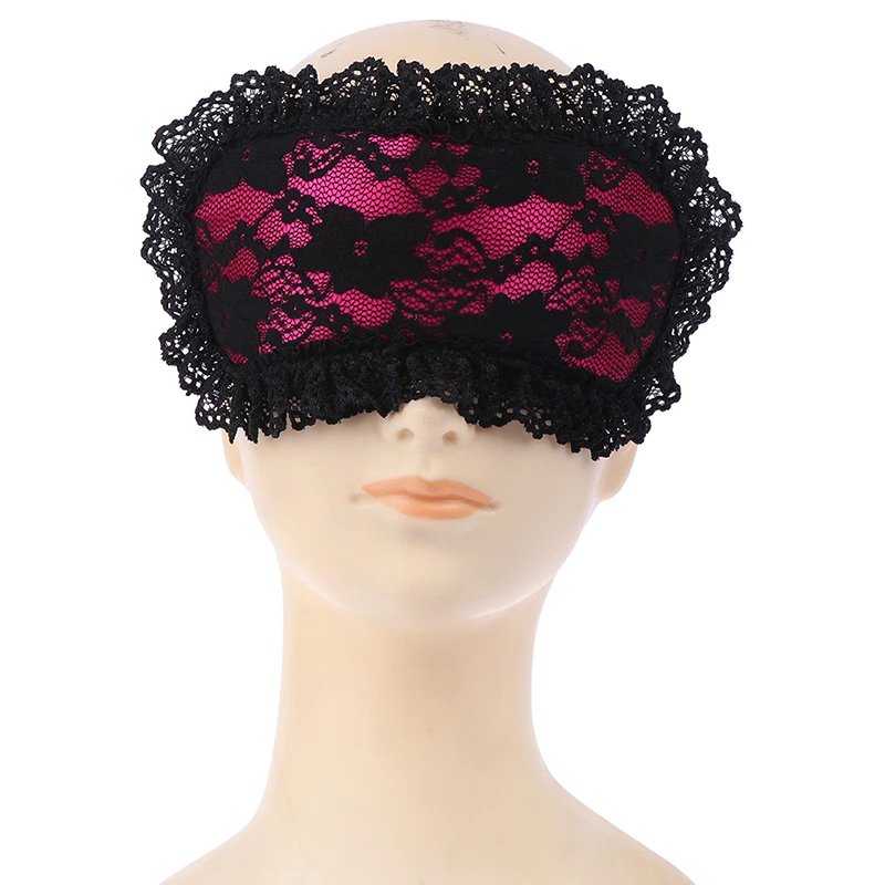 1PCS Sex Eye Mask Lace Blindfold Patch Rest Eye Mask Padded Shade Cover