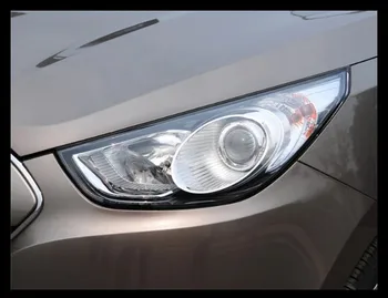 

For Hyundai IX35 2009 2010 2011 2012 front headlamps transparent lampshades lamp shell masks headlights cover lens Headlight