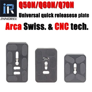 

Q50N/Q60N/Q70N Universal Quick Release Plate For Panoramic Tripod Ball Head Compatible With Arca Swiss Spec. QR DSLR Cameras