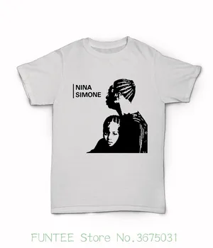 

Women's Tee Nina Simone T Shirt - 'nuff Said - Jazz Singer - Little Girl Blue - Civil Rights Lady Short Sleeve Tees