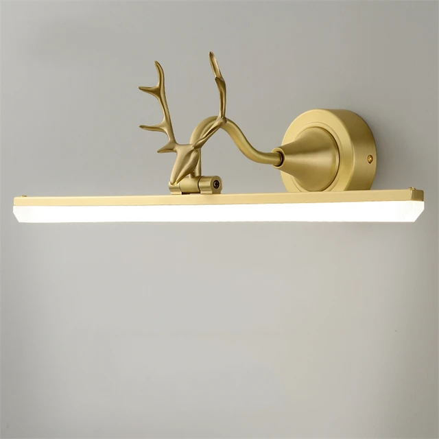 $US $59.90  Nordic Decor Antlers Vanity Lights LED American Bathroom Mirror Light Cabinet Lamp Bathroom Waterpr