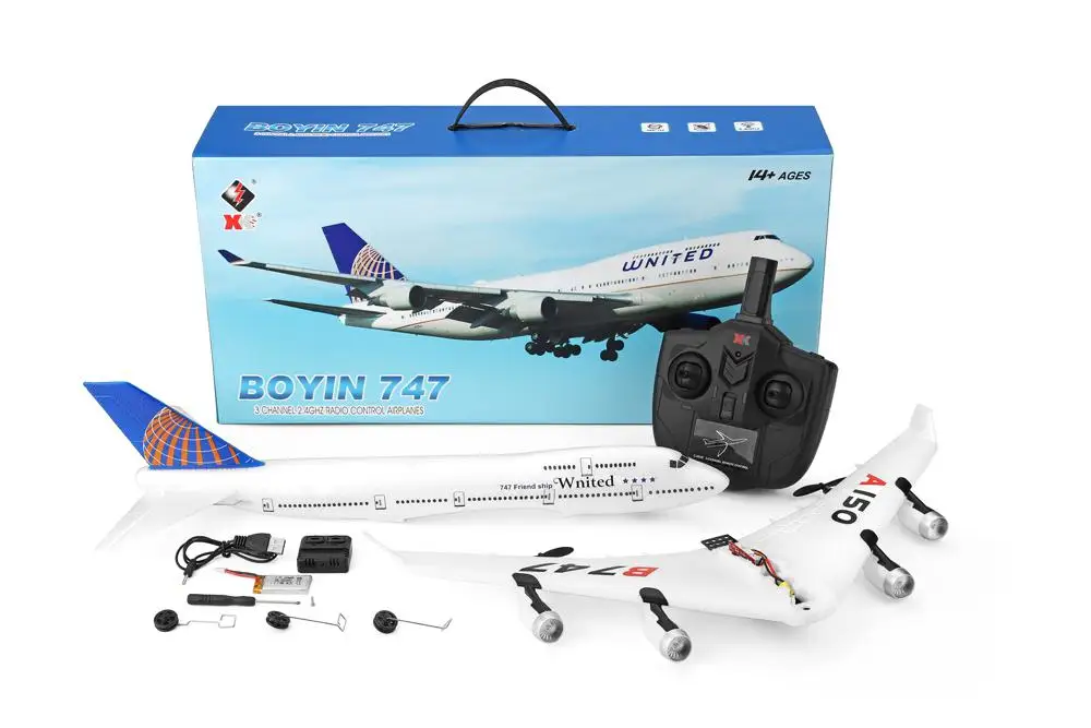 WLtoys XK A150 C YW Боинг B747 510 мм Wingspan 2 4 ГГц 2CH EPP радиоуправляемый самолет с неподвижным