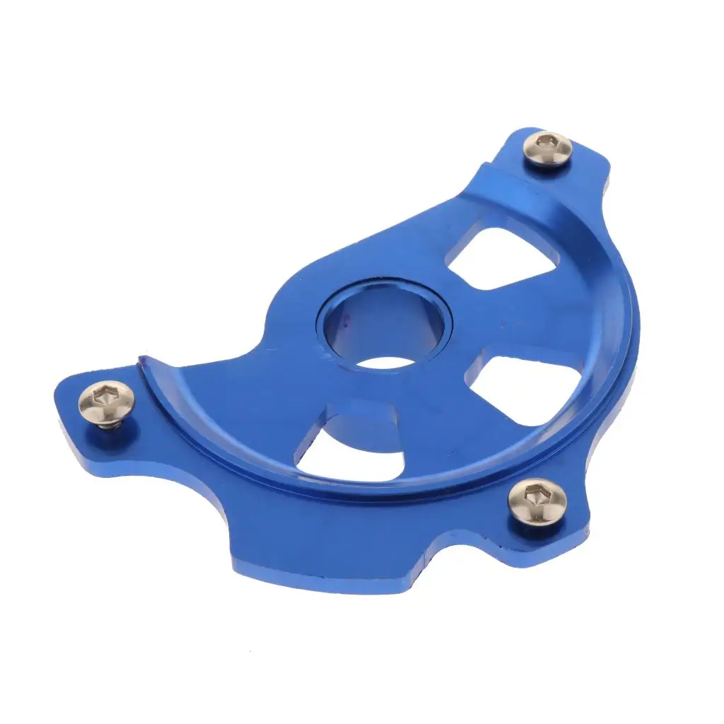Motorcycle Front Brake Disc Rotor Cover with Screws Blue Brake Protector for Yamaha YZ125X 2016