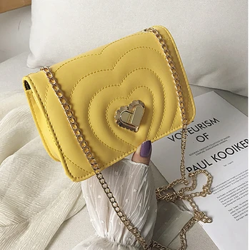 

2020 New Trend Women Solid Flap Handbags Retro Korean Style Shoulder Bag Chain Soft Cover Versatile Messenger Crossbody Bag