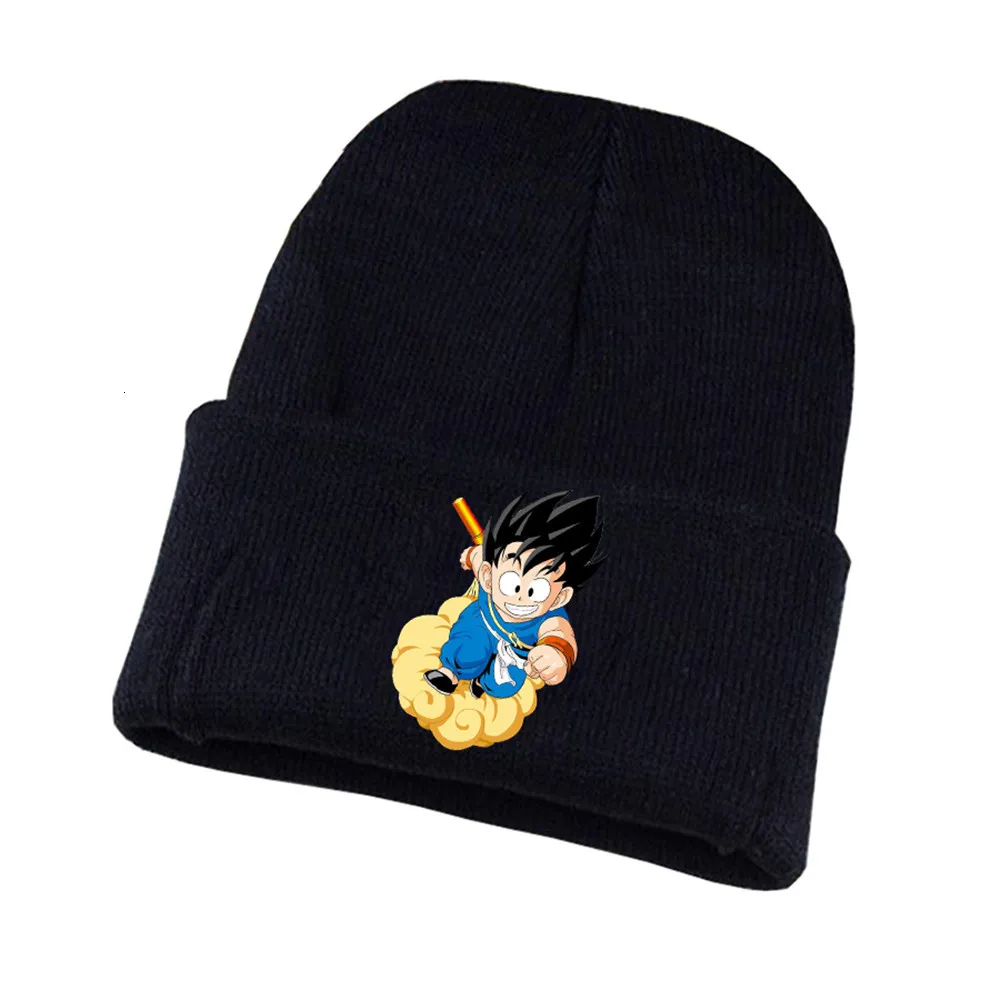 42 Аниме Dragon Ball Z вязаная шапка для косплея унисекс с принтом для Взрослых Повседневная хлопковая шапка для подростков зимняя вязаная шапка - Цвет: 42