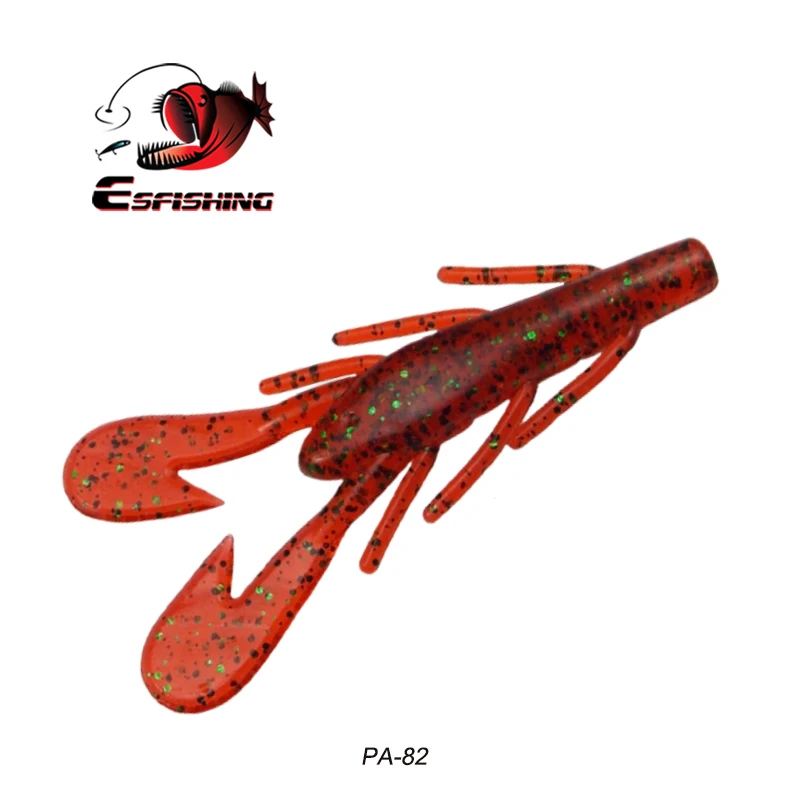 ESFISHING новая приманка для рыбалки Мягкая приманка Vibe Craw 8 шт. 85 мм 6 г рыболовные приманки воблер гольян Мягкая приманка для троллинга - Цвет: PA82