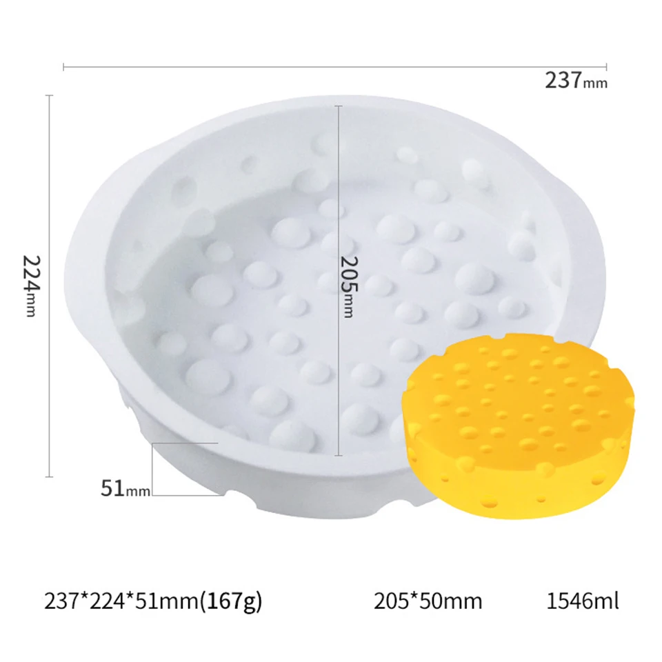 3D Cheese Mousse Mould  (11)