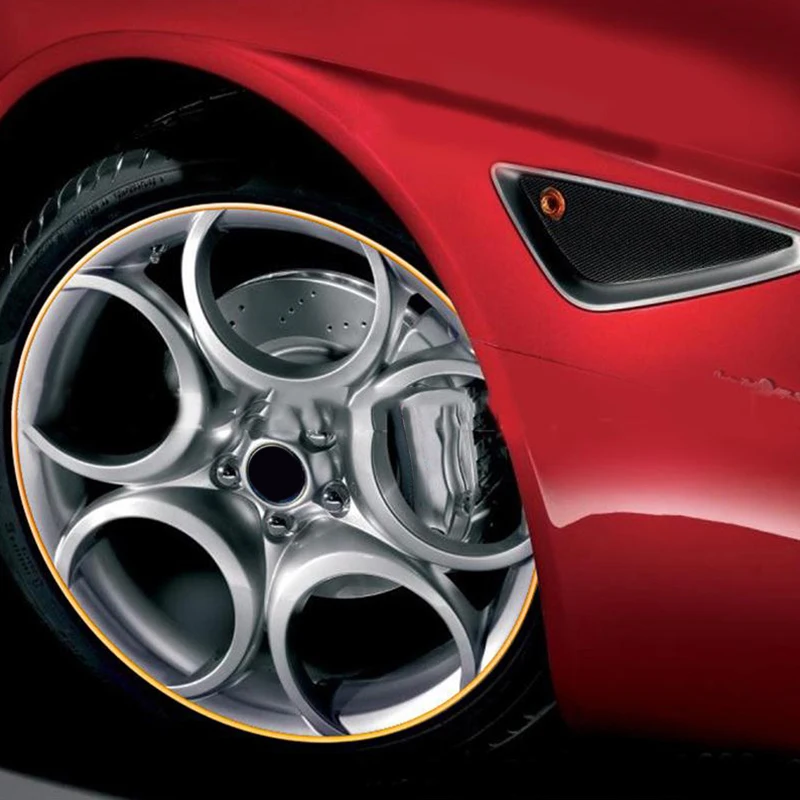 Plating Cars Vehicles Motors Wheel Rim Edge Protector Ring Tire Guard Strip