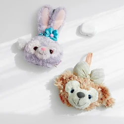 Disney llavero con colgante de Duffy para niñas, juguete de peluche de dibujos animados, conejo, oso, bolsa para auriculares, regalo