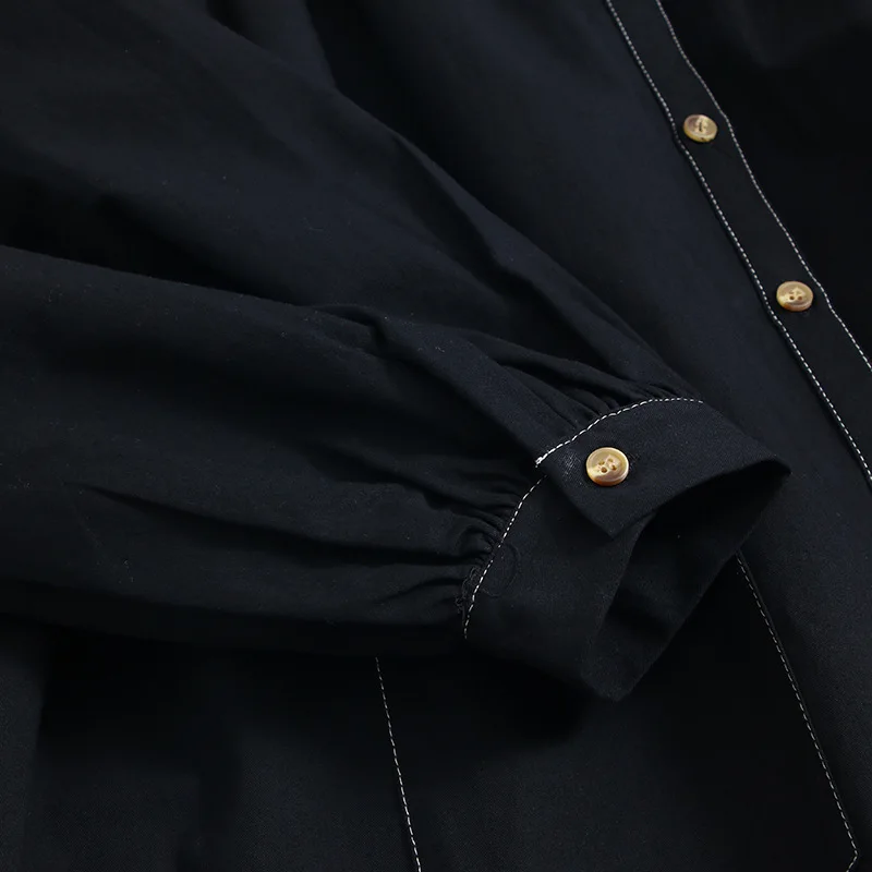 

2019 Autumn New Style Korean-style Design-Open Wire Long WOMEN'S Jacket Coat Fashion