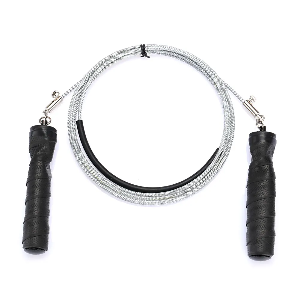 Jump Rope Steel Wire Double Ring Sports Gym Adjustable Speed Rope Skipping