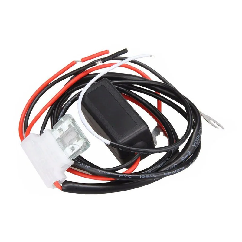 

DRL Controller Auto Car LED Daytime Running Lights Controller Relay Harness Dimmer On/Off 12V