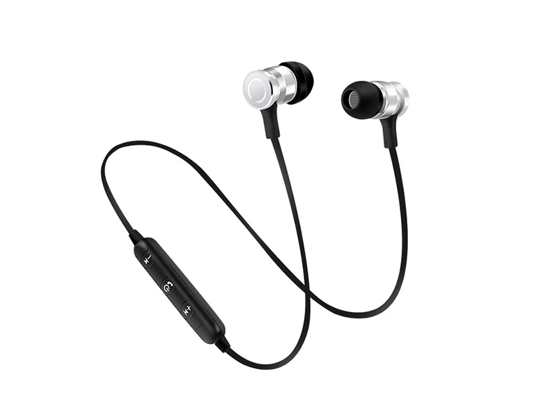 Bluetooth гарнитура Металлические Магнитные поглощающие наушники типа наушников наушники для занятий спортом двусторонние стерео одиночные и двойные уши