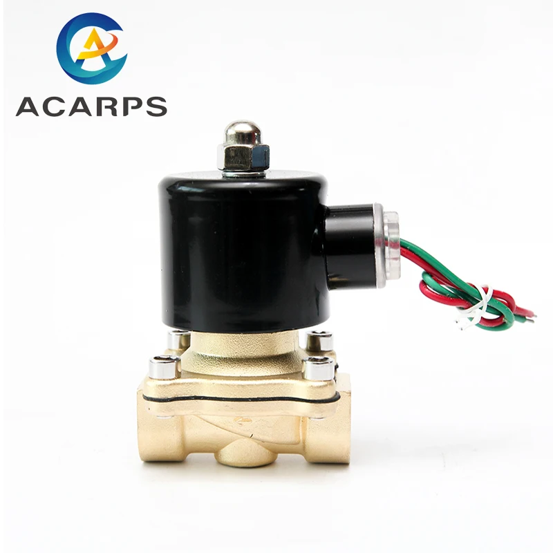 

1/2" 24v 110v 220v 12v Normally Closed Brass Solenoid Valve Direct Acting