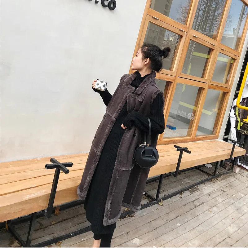 Зимняя женская куртка без рукавов облегающий теплый плотный бархатный жилет из