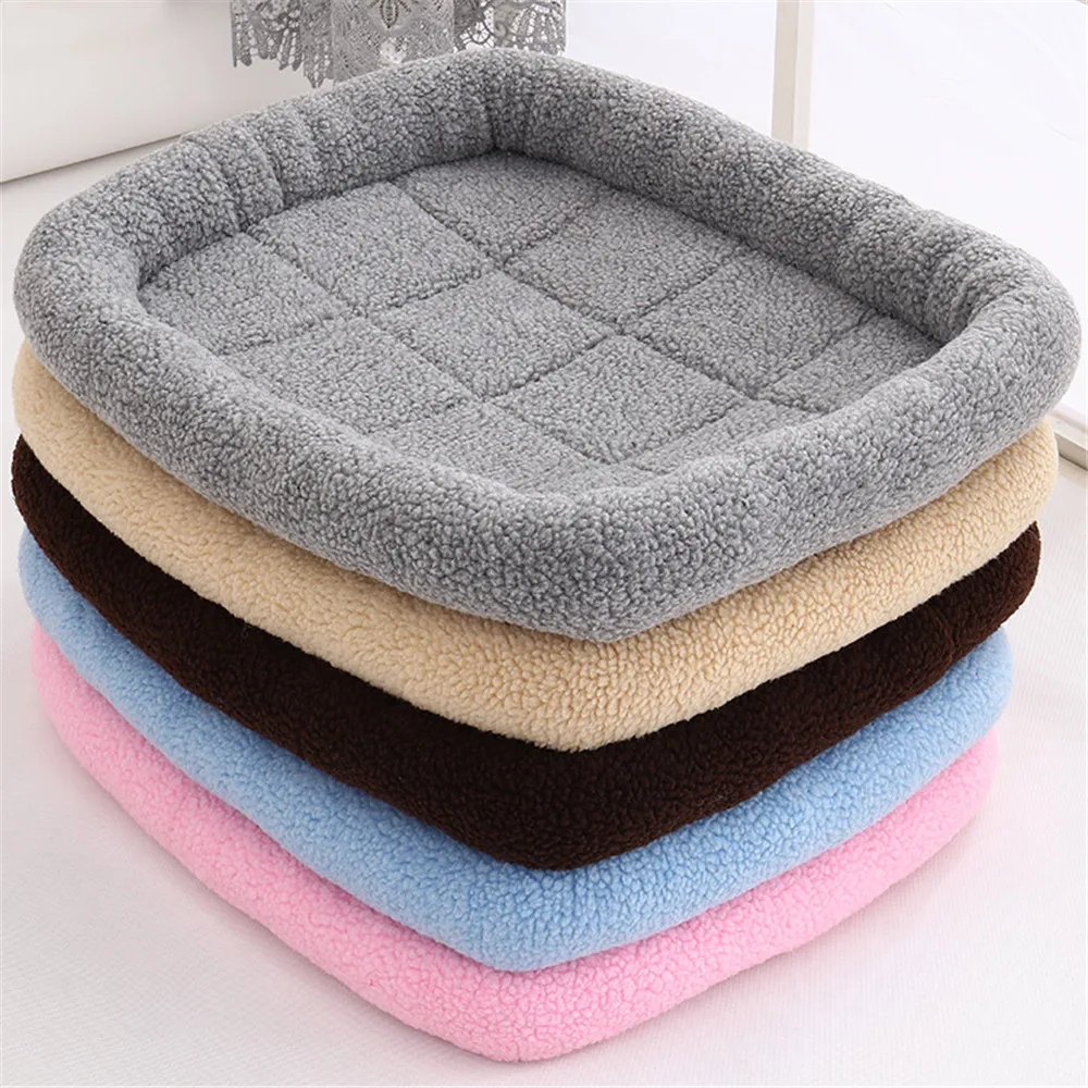 

Cashmere Kennel New Pet Mat Winter Dog Mat Small And Medium Dogs Winter Pet Supplies Warm Cat Litter Plain Solid Soft Pet Nest