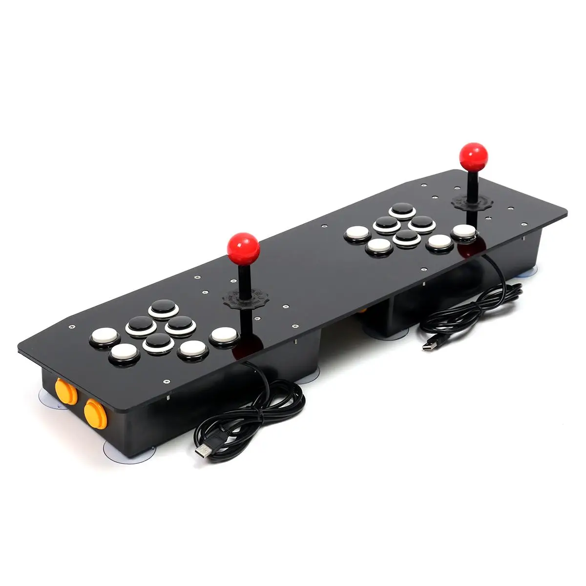 Двойная аркадная палка, игровой джойстик, контроллер, консоль, ПК, USB, 2 игрока, компьютерная видео игровая машина, игровые аксессуары