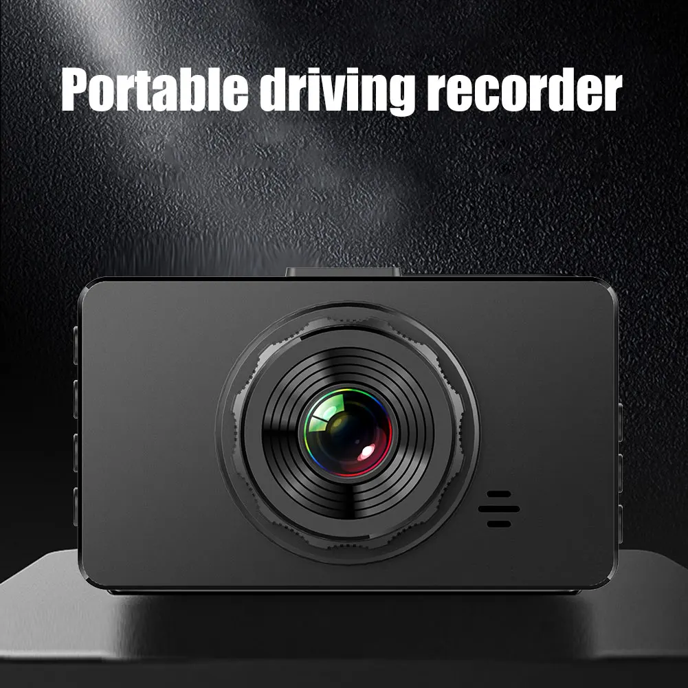 

3 Inches Car Driving Recorder High Definition Night Vision Camera Motion Detection Loop Mount OUJ99