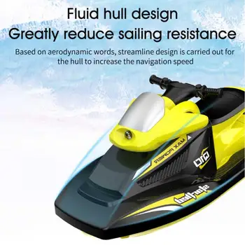 

2.4 GHz Q10 RC Boat 4 Channels Simulation Motorboat USB Charging Remote Control Motorboat Waterproof