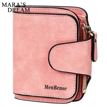 

2020 New Leather Short Women Wallets Designer Zipper Small Wallet Women Card Holder Ladies Purse Money Bag Carteira Feminina