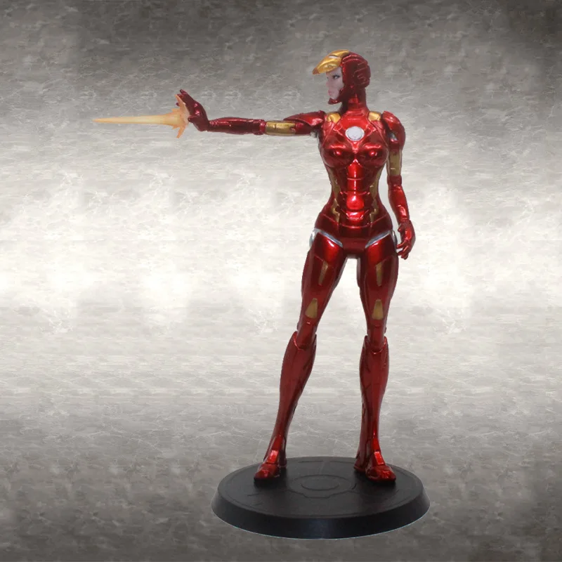 

Yaya Anime Avengers Deluxe Edition Women's Iron Man Replaceable Plug Changing Body Boxed Model Garage Kit