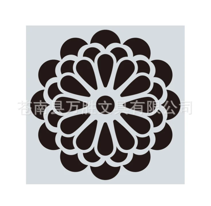 

15*15 DIY Craft наслоения Мандала Трафареты для настенная живопись Скрапбукинг альбом декоративные Бумага карты распылением инструменты