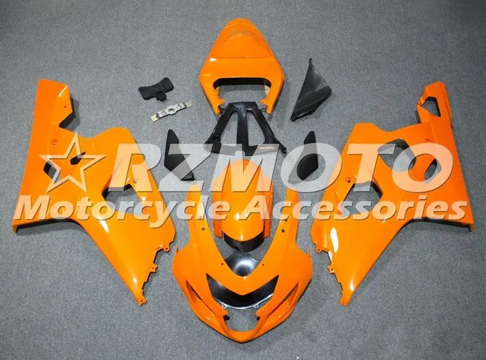 

New ABS Motorcycle Injection Full Fairings Kit Fit for Suzuki GSX-R600 GSX-R750 K4 2004 2005 04 05 Bodywork set All orange gloss