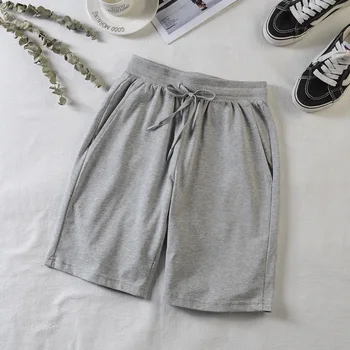 

Summer Men shorts 2019 New Loose Style Cotton Shorts Man Sweatpants Male plus size Pants