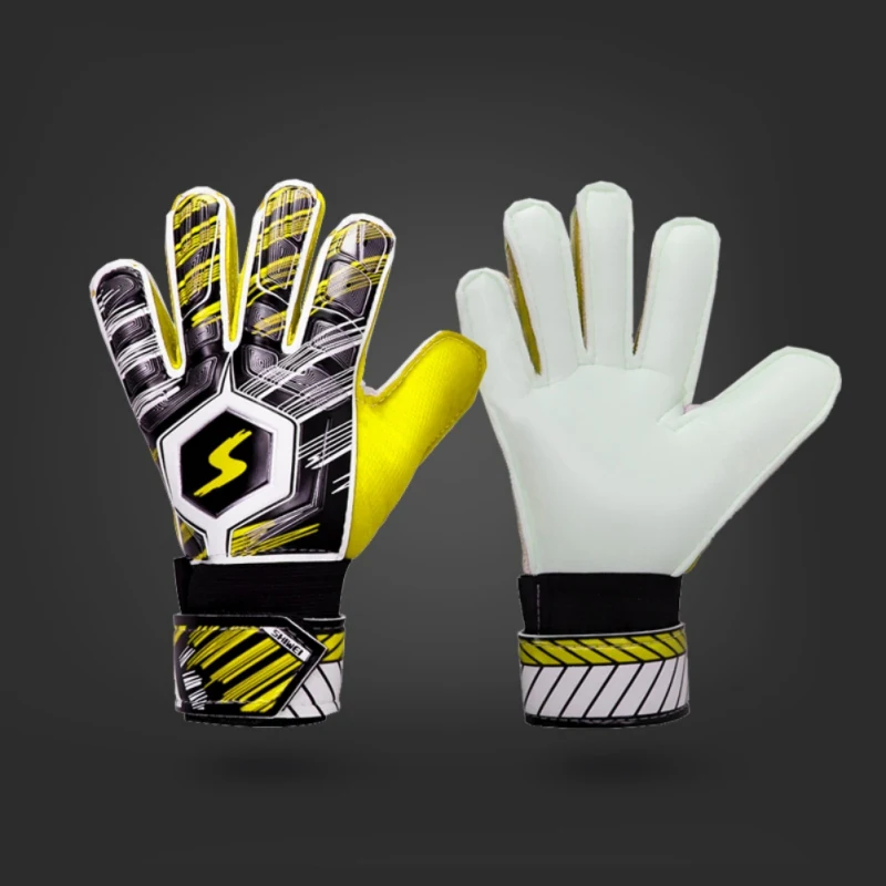 Детские мужские футбольные перчатки, профессиональные футбольные защитные перчатки, перчатки для взрослых, футбольные Вратарские тренировочные безопасные перчатки - Цвет: Y8